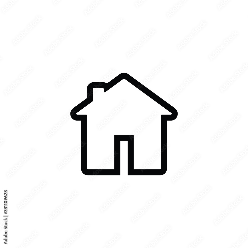 House vector icon. Symbol of home. House vector icon. Symbol of home.