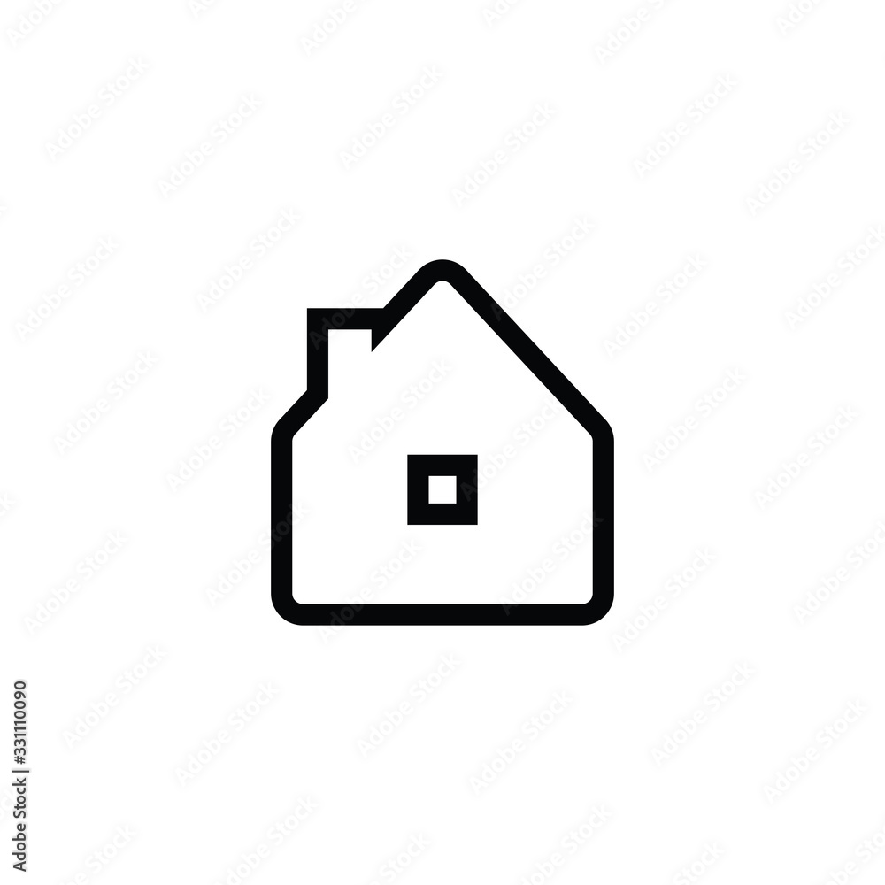 House vector icon. Symbol of home. House vector icon. Symbol of home.