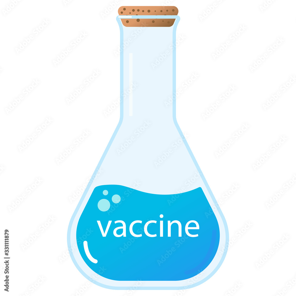 Blue vector ampoule with vaccine from a new coronavirus isolated on white background. Flu vaccination concept. COVID-19. 2019 Novel Coronavirus 2019-nCoV concept. Vector illustration Blue vector ampoule with vaccine from a new coronavirus isolated on white background. Flu vaccination concept. COVID-19. 2019 Novel Coronavirus 2019-nCoV concept. Vector illustration