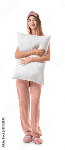 Portrait of young woman in ...