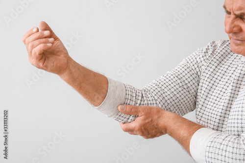Senior man suffering from P...