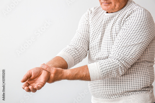 Senior man suffering from P...