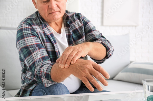 Senior man suffering from P...