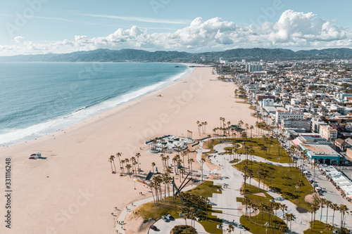 Aerial Venice Beach  Los Angeles	 photo