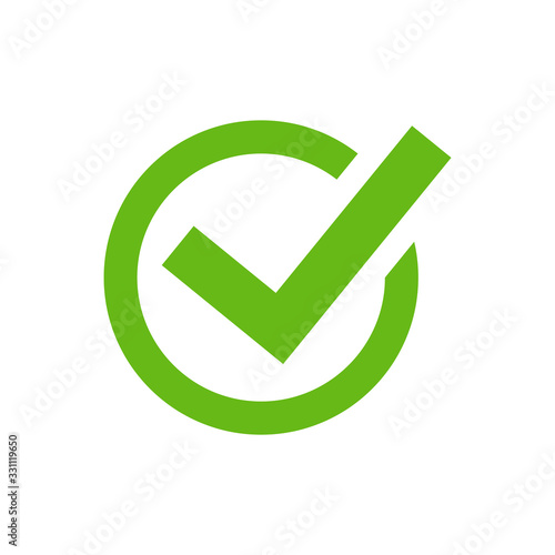 check mark - check list icon vector design template