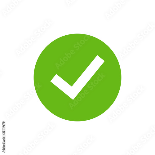 check mark - check list icon vector design template