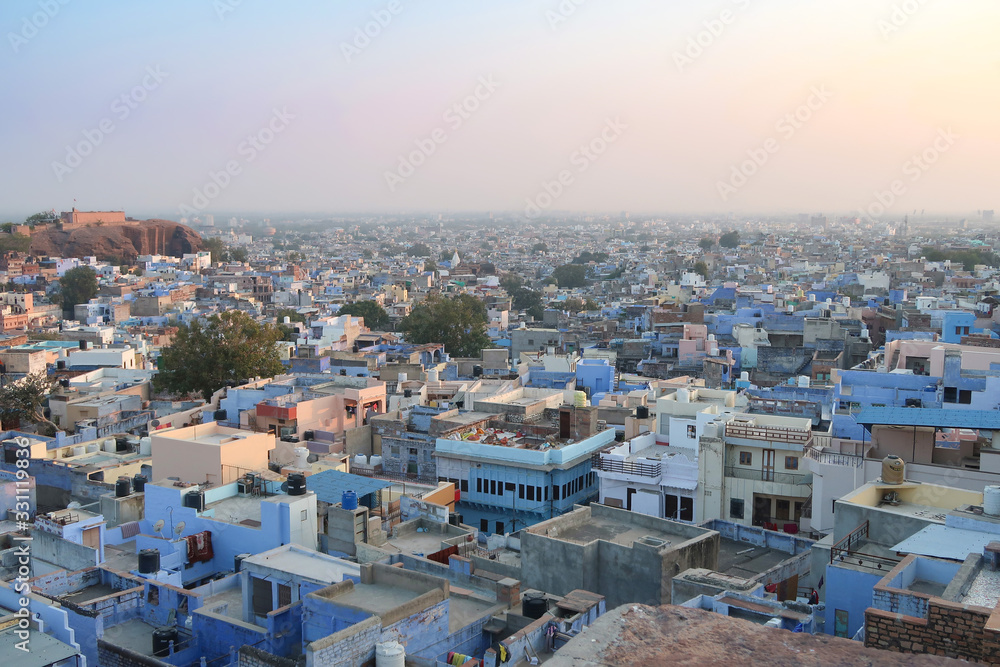 Cityscape view  Jodhpur. Rajasthan, India