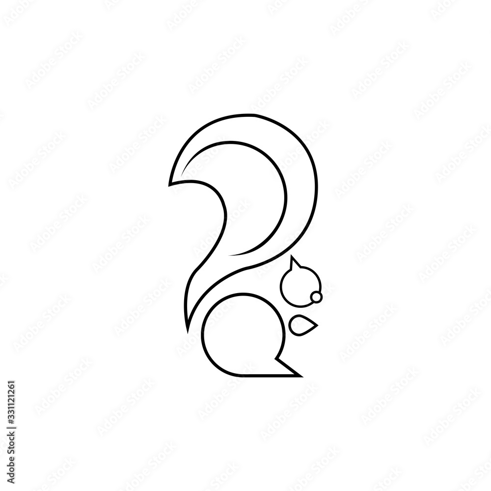squirrel icon or logo isolated sign symbol vector illustration squirrel icon or logo isolated sign symbol vector illustration
