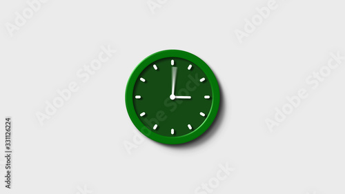 Green color clock icon,White background wall clock icon,clock images