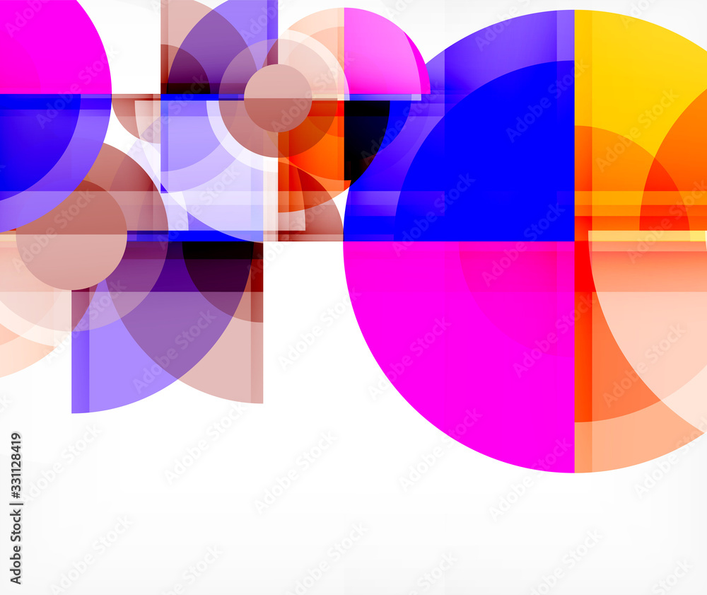 Abstract background, circle and triangle design round shapes overlapping. Geometric trendy template. Vector Illustration For Wallpaper, Banner, Background, Card, Book Illustration, landing page Abstract background, circle and triangle design round shapes overlapping. Geometric trendy template. Vector Illustration For Wallpaper, Banner, Background, Card, Book Illustration, landing page