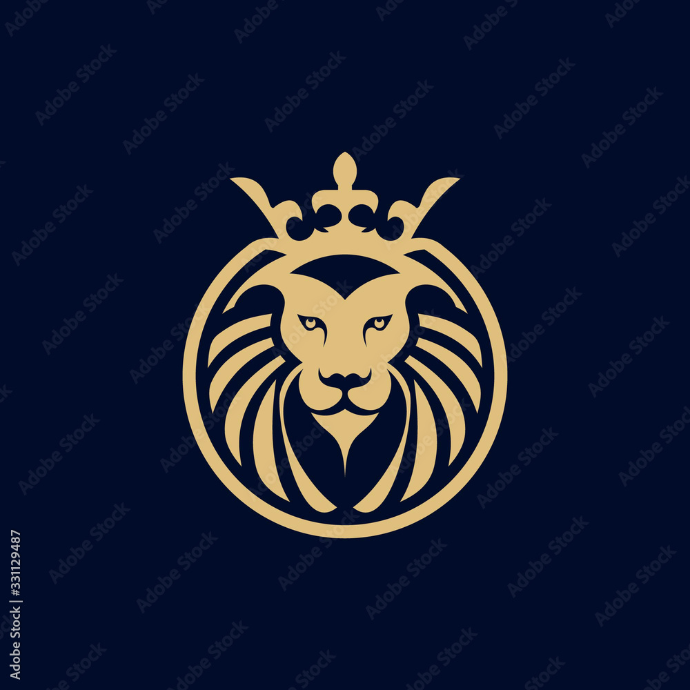 Fototapeta premium lion logo template