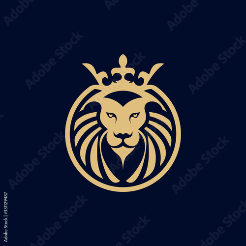 lion logo template