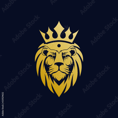 lion logo template