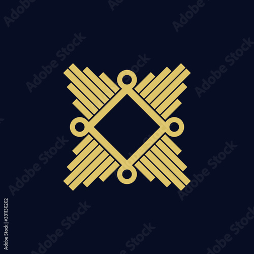 luxury ornament logo template