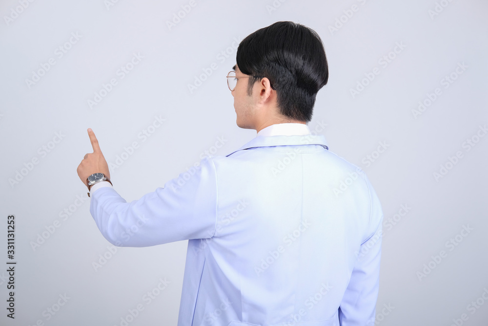 doctor physician practitioner on white background. medical healthcare concept doctor physician practitioner on white background. medical healthcare concept