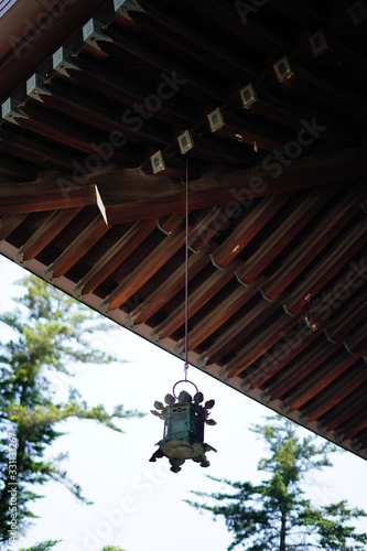 japanese lantern in the garden