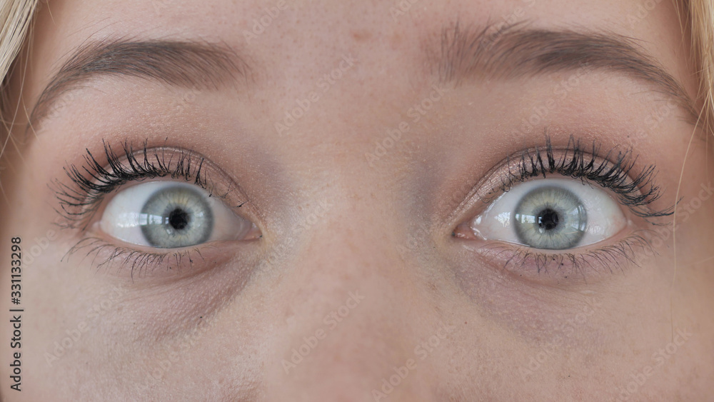 Naklejka premium Eyes in Shock, Wondering in Awe