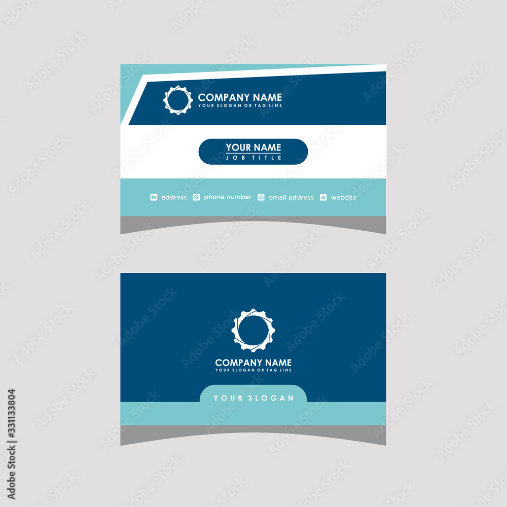 modern business card template vector 