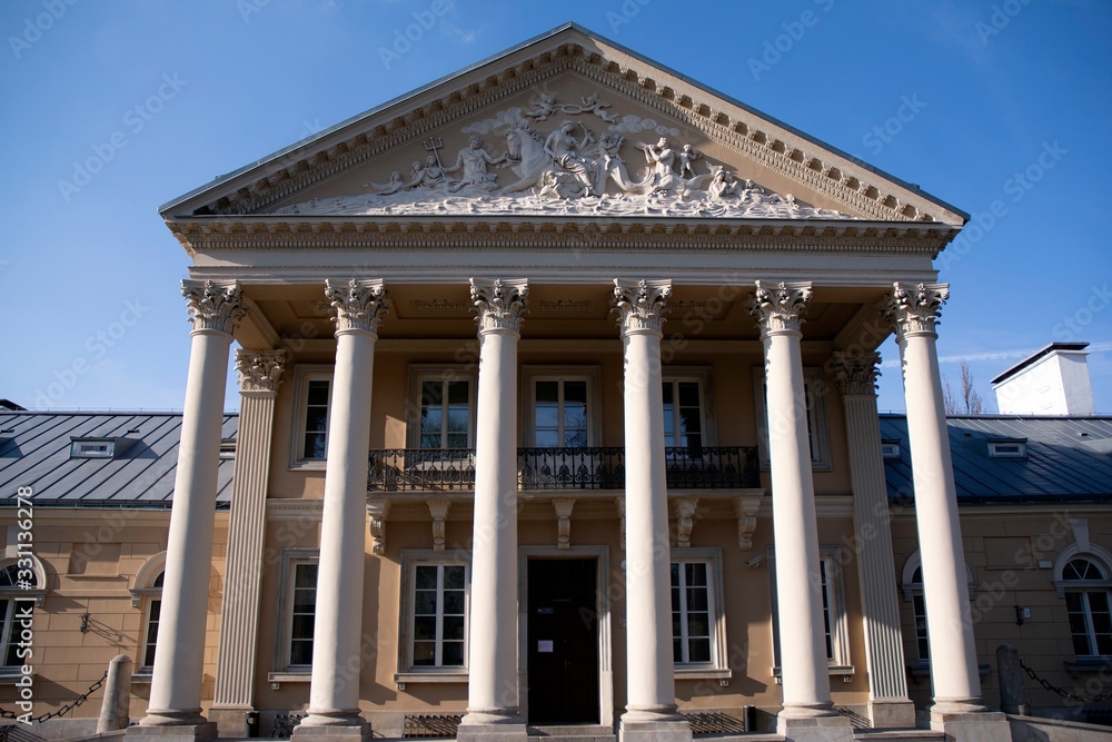 old building with columns