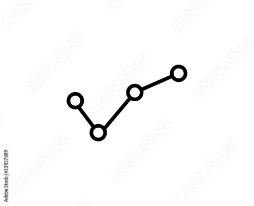 Growth line icon