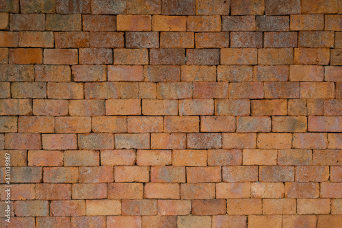 wall background, brown background abstract, orange mortar texture, old wall