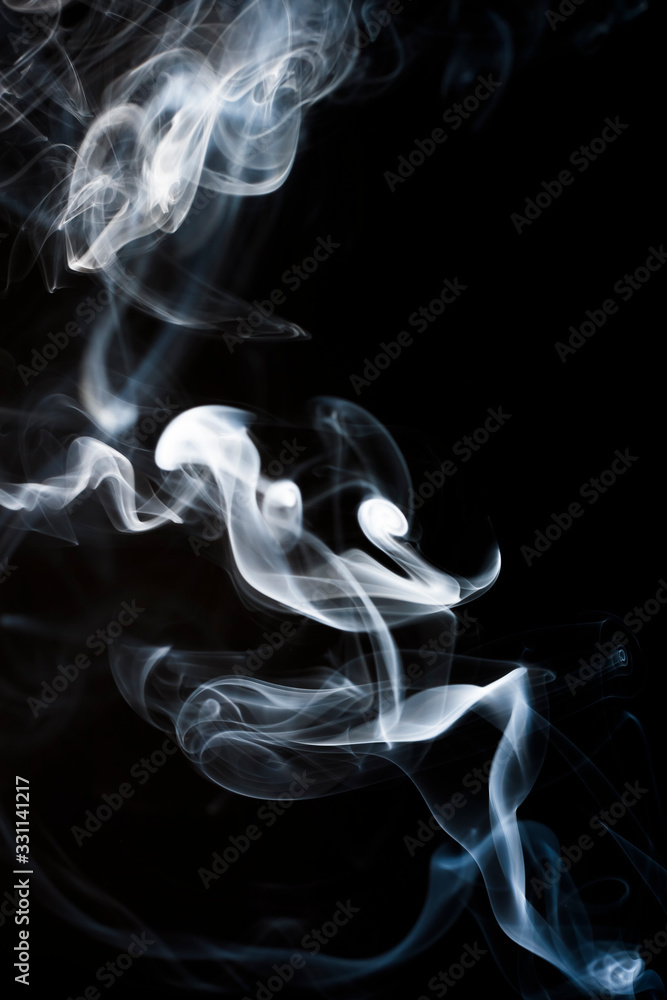 Abstract smoke on black background for designs. Abstract smoke on black background for designs.