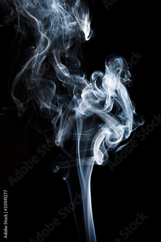 Wallpaper Mural Abstract smoke on black background for designs.  Torontodigital.ca