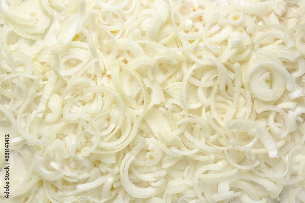 Fresh cut raw onion as background Fresh cut raw onion as background