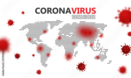 Coronavirus or Corona virus concept. covid-19