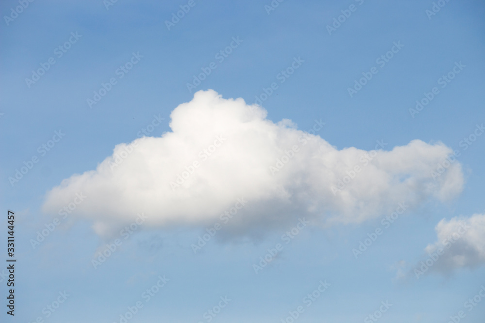 Bright blue sky with white clouds for background or wallpapers Bright blue sky with white clouds for background or wallpapers