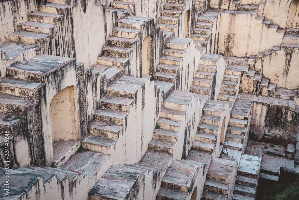 Stepwell Panna Meena ka Kund in Amer, India Stepwell Panna Meena ka Kund in Amer, India