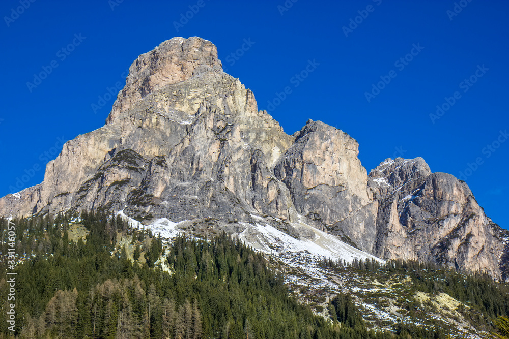 Dolomites mountains in South Tyrol