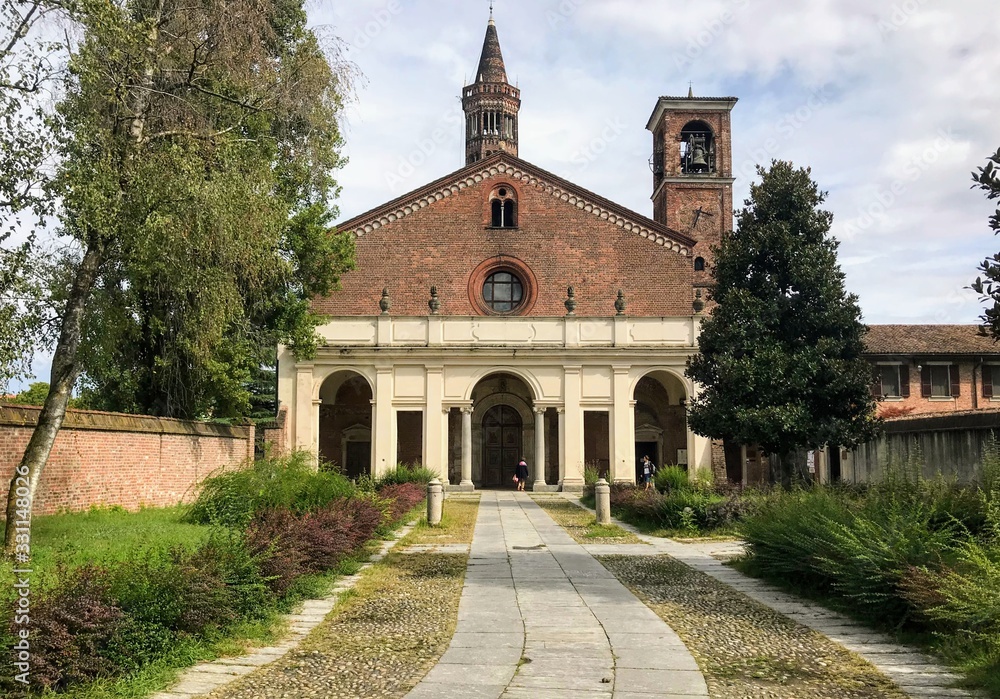 Fototapeta premium Abbazia Chiaravalle, Milano ( Italia )
