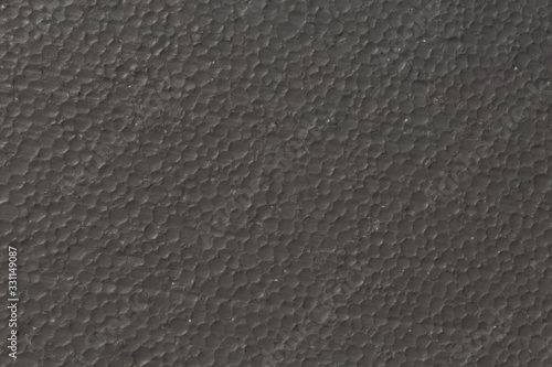 Texture of ball foam uniform gray color