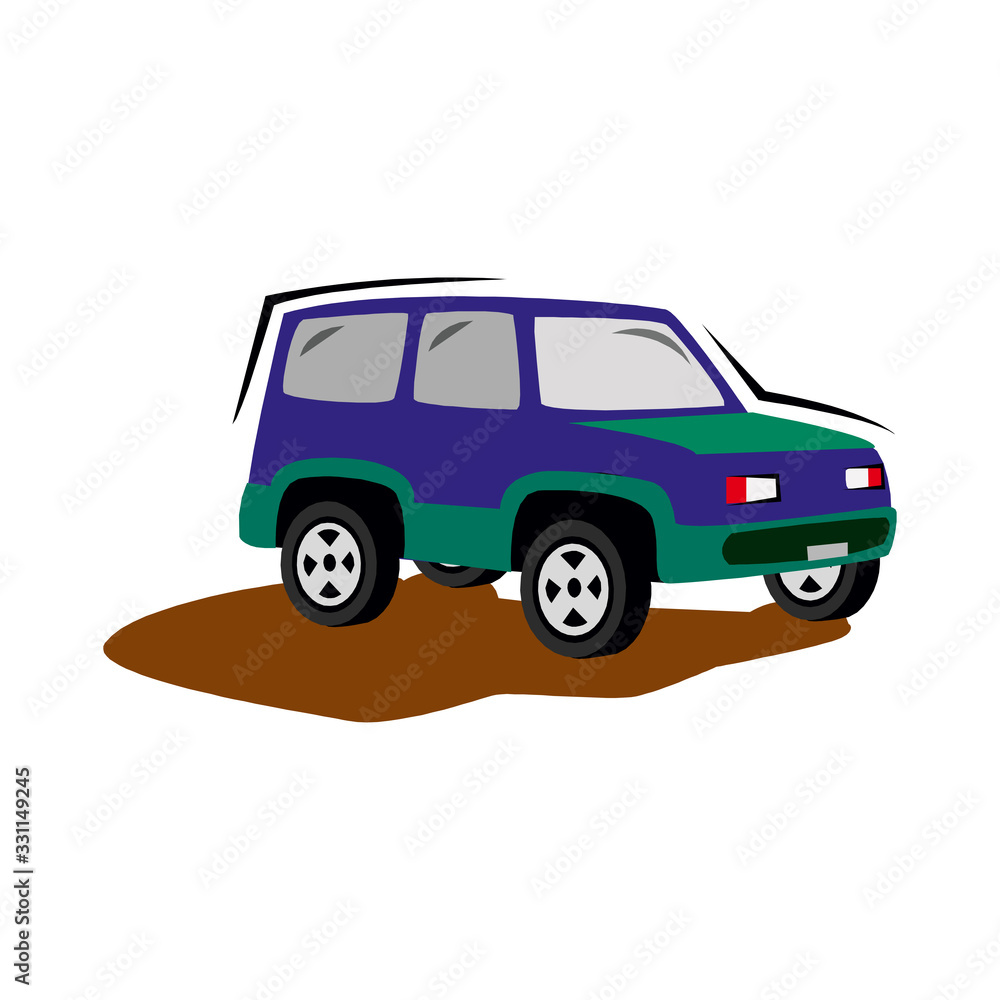 Truck vector illustration isolated on a white in EPS10 Truck vector illustration isolated on a white in EPS10
