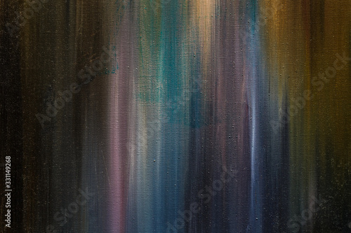 abstract texture made with oil paint on canvas, like the northern lights or a fantastic sky