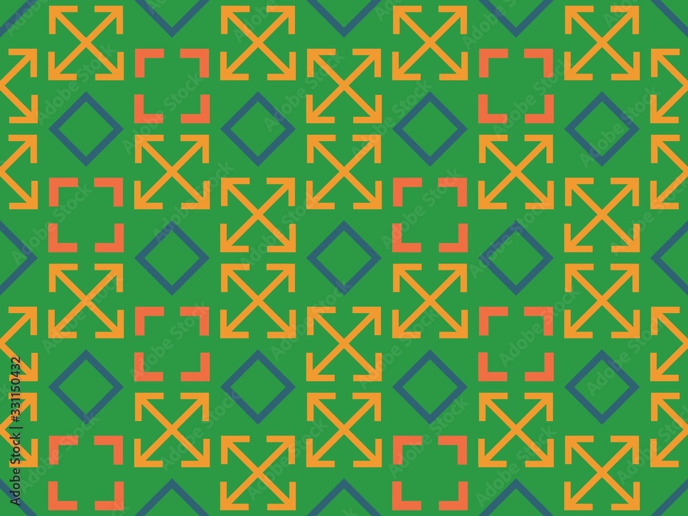 pattern and rhombus on a seamless spring pattern. pattern and rhombus on a seamless spring pattern.