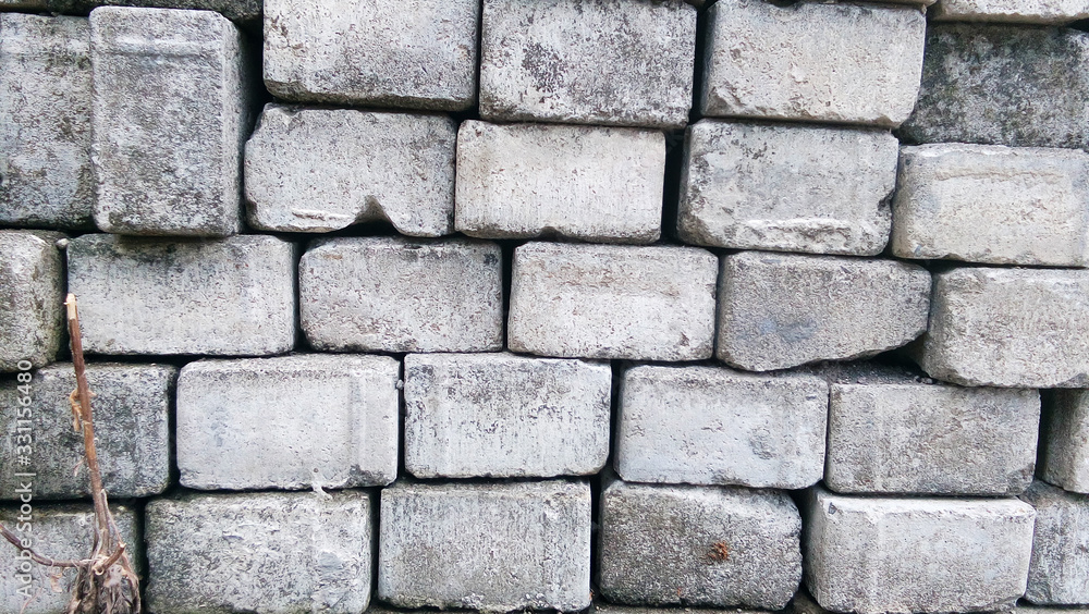 stack of paving stone on construction site stack of paving stone on construction site