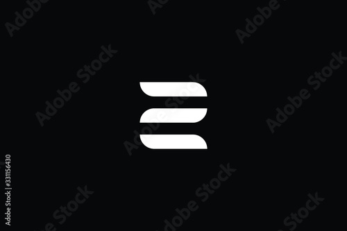 Minimal elegant monogram art logo. Outstanding professional trendy awesome artistic Z ZC CZ initial based Alphabet icon logo. Premium Business logo White color on black background