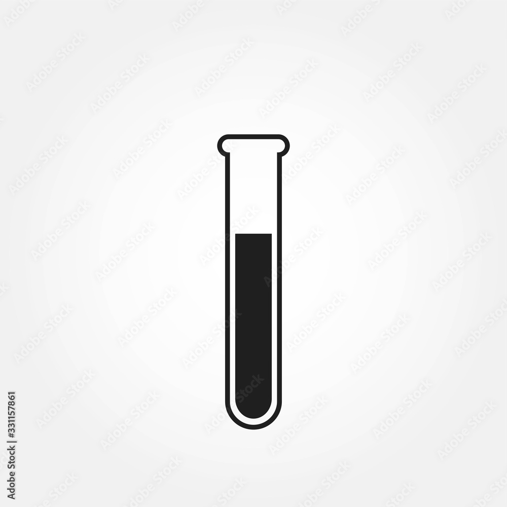 test tube icon. scientific laboratory and medical design element test tube icon. scientific laboratory and medical design element