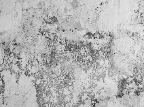 Texture of old grey concrete wall for background © boonsom