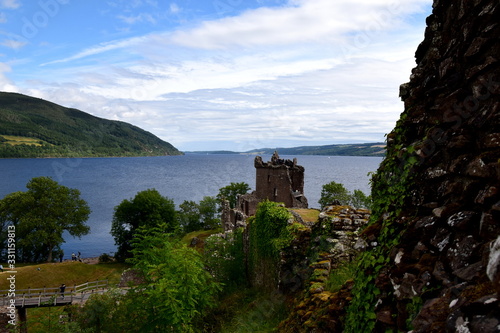 Castle ruins in Scotland
