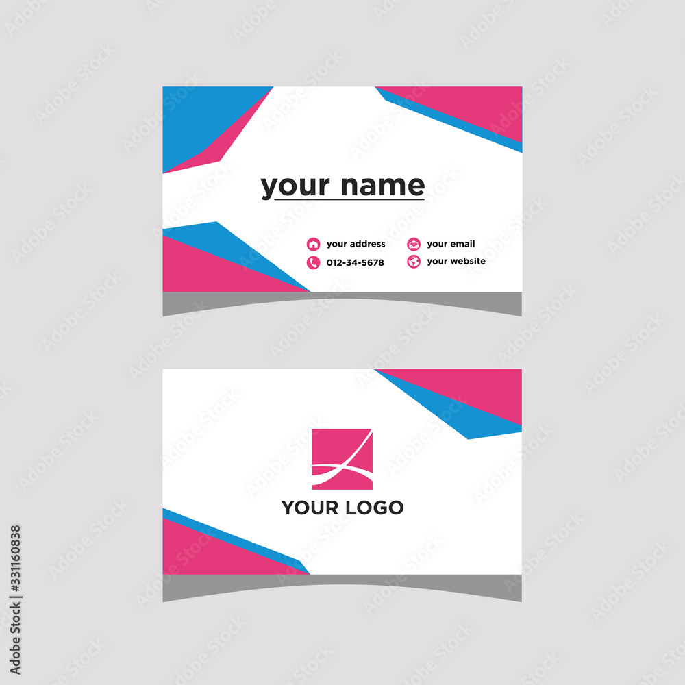 Fototapeta premium modern business card template vector