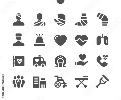 Medical v3 UI Pixel Perfect Well-crafted Vector Solid Icons 48x48 Ready for 24x24 Grid for Web Graphics and Apps. Simple Minimal Pictogram
