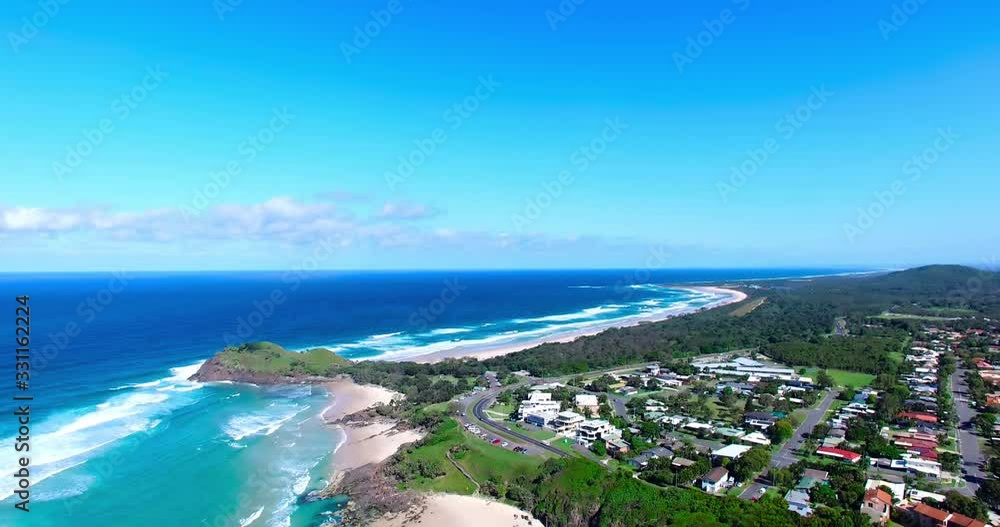 Summer time chilling by the ocean, aerial view, Australia. Summer time chilling by the ocean, aerial view, Australia.