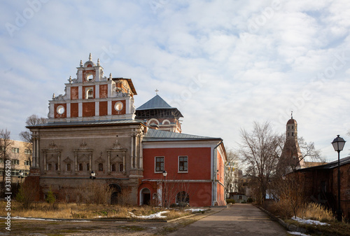 A walk along the Simonov Monastery in Moscow photo