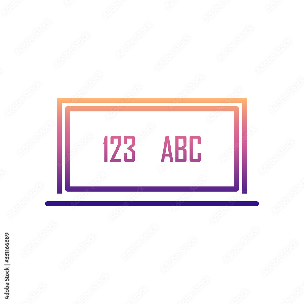 blackboard nolan icon. Simple thin line, outline vector of Scientifics study icons for ui and ux, website or mobile application blackboard nolan icon. Simple thin line, outline vector of Scientifics study icons for ui and ux, website or mobile application
