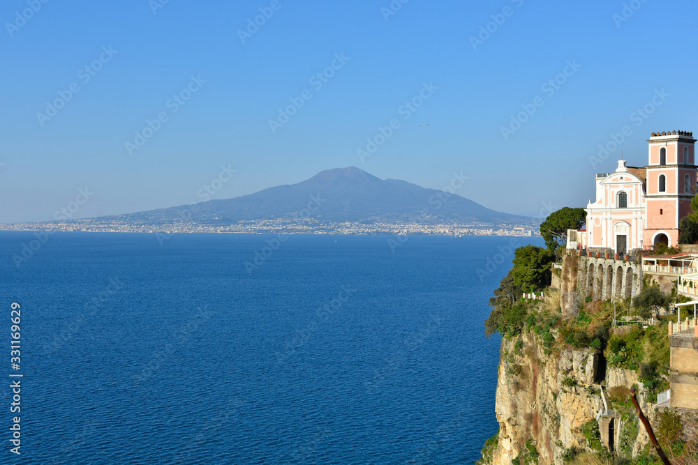 Panoramic view of the Gulf of Naples, Italy
