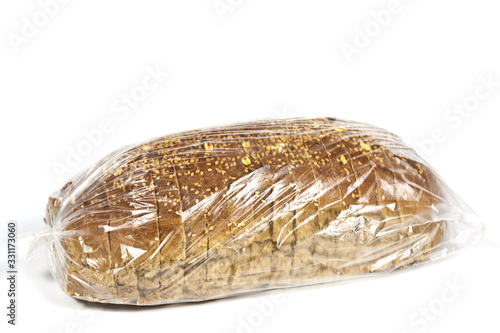 Packaged in plastic bread
