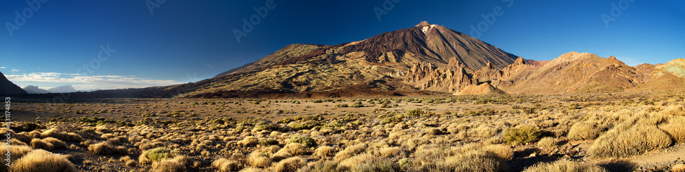 Stunning panorama of volcano Teide in Tenerife island Stunning panorama of volcano Teide in Tenerife island